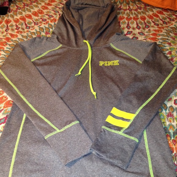 VS PINK running jacket w/ thumb holes