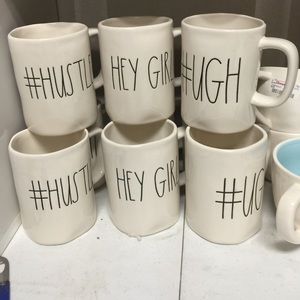 Rae Dunn set of 3 mugs