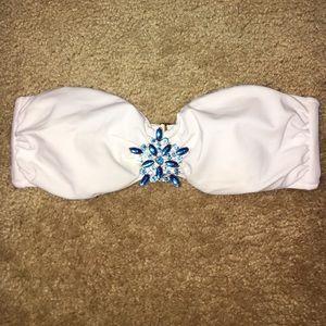 VS strapless swim top