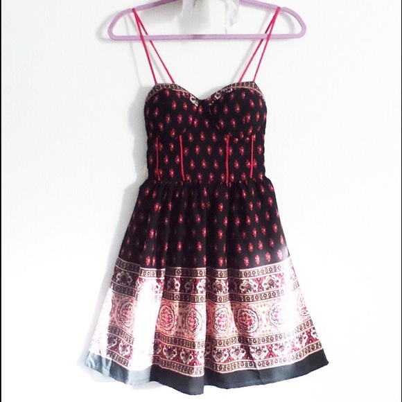 Band of Gypsies Multi-colored Printed Dress