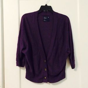 AEO/American Eagle Outfitters Purple Cardigan