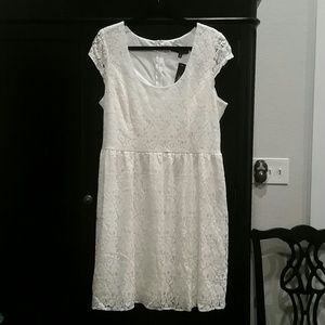 1X off-white lace dress, New with tag!