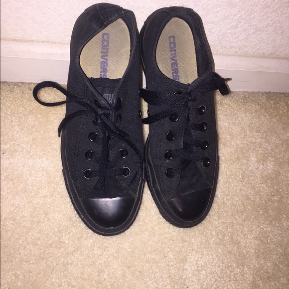 Black all star converse