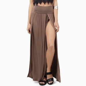 💥💥TOBI 'SLIT PERSONALITY' MAXI SKIRT