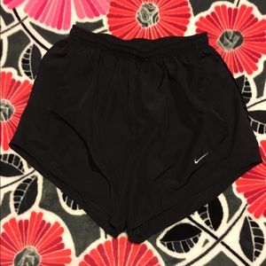Nike tempo running shorts.