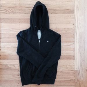 Black Nike zip-up hoodie