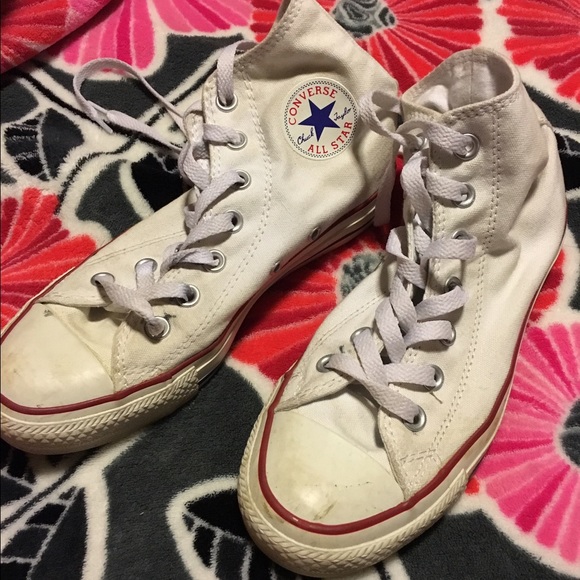 White high top converse