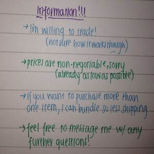 Just some info about my poshmark