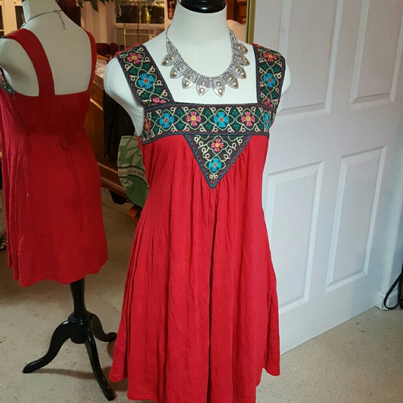 red dress wet seal Wet Seal large red dress