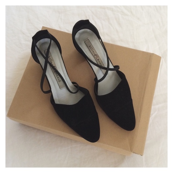 Vintage Shoes - Vintage Velvet Heels