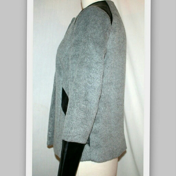 🚫SOLD🚫Ella Moss Faux Leather Trim Jacket - Picture 3 of 4