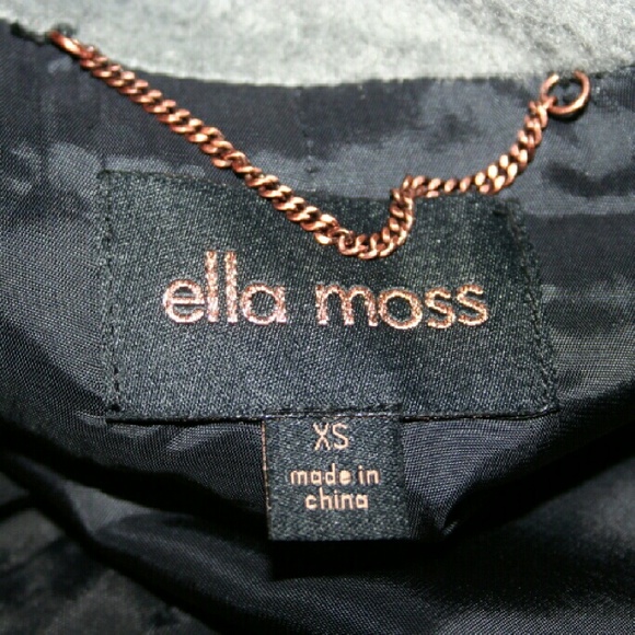 🚫SOLD🚫Ella Moss Faux Leather Trim Jacket - Picture 4 of 4