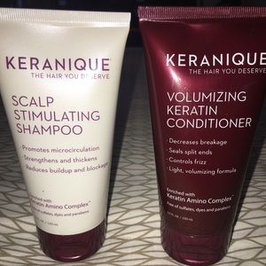 Keranique shampoo and conditioner