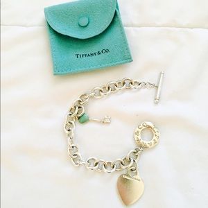 Tiffany & Co. Charm bracelet/ key lock charm