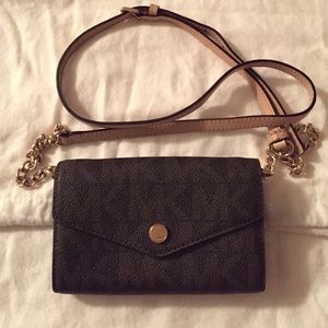 Michael Kors Jet Set MK Logo Crossbody