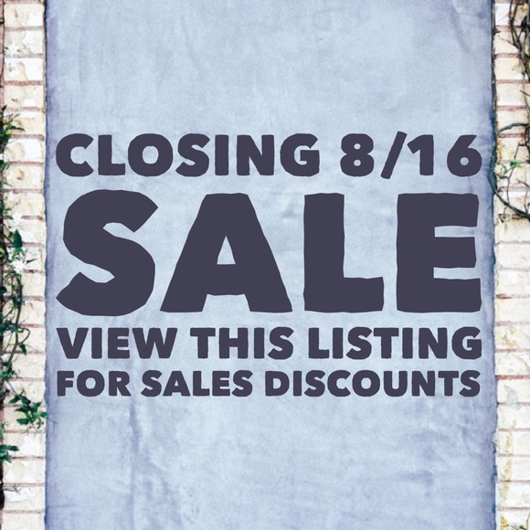 🔴8/16 CLOSING SALE🔴