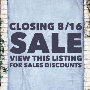 🔴8/16 CLOSING SALE🔴