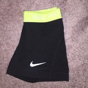 Nike neon shorts