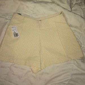 off white dressy shorts