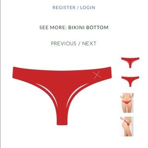 Boutinela red classic bottom