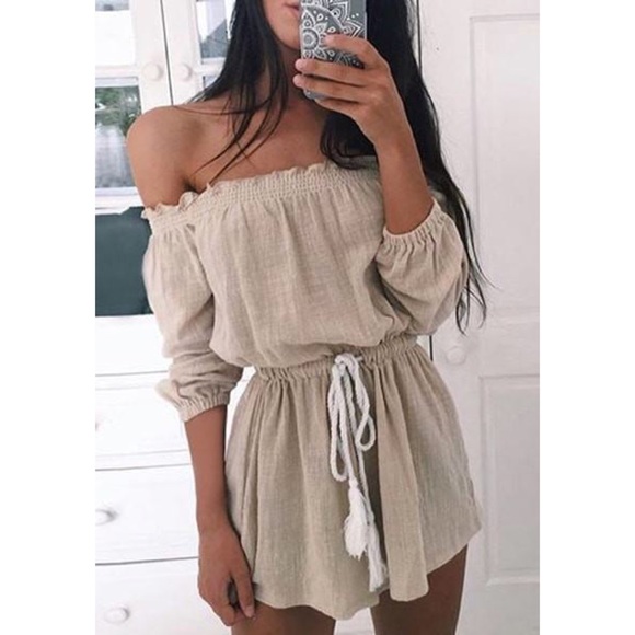 Off the Shoulder Romper
