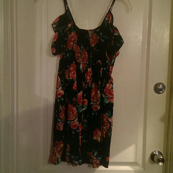 Floral above the knee dress