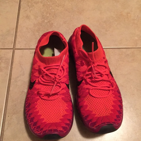 Nike Flyknit 6.5 Raspberry and Orange 3.0