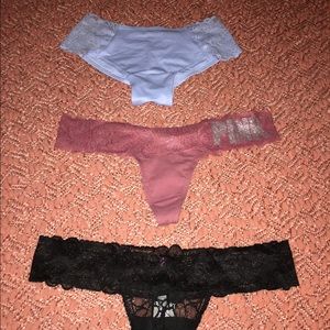 5 NEW Victoria's Secret/Pink never worn panties