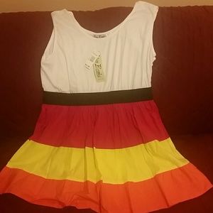 Summer dress, cute look for barbeque