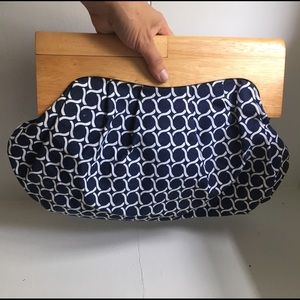 Oversized preppy clutch