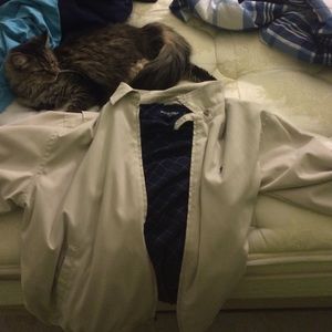 Ralph Lauren tan windbreaker jacket