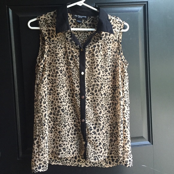 Cheetah print tank