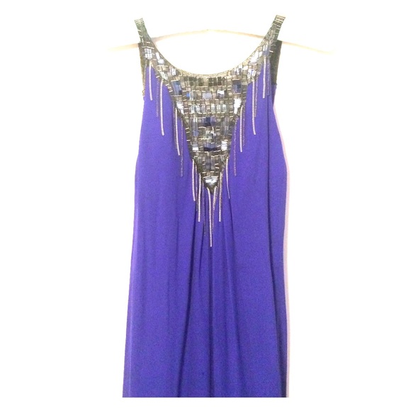 Bcbg royal blue gown/dress