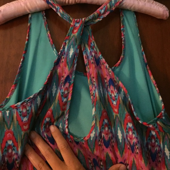 SALE! $13! Cute & colorful Francesca's maxi dress - Picture 4 of 5