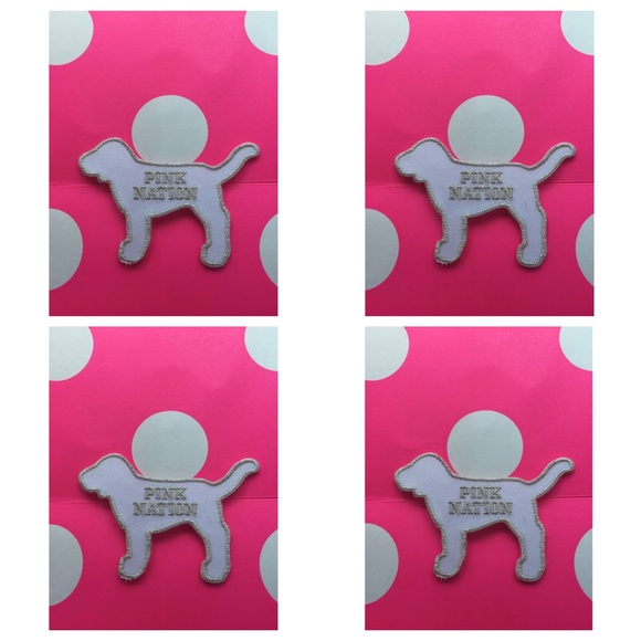 PINK Victoria's Secret Accessories - (4) VS PINK Nation Patches