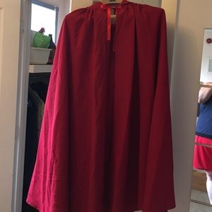 Little red riding hood cape