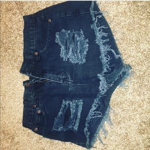 high waisted shorts