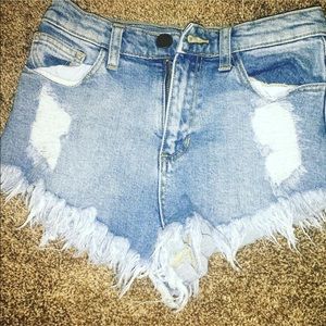 high waisted shorts