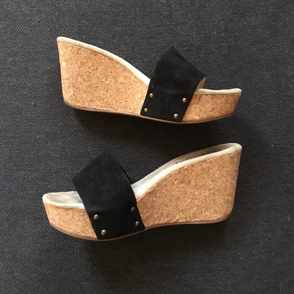 ✨Splendid!✨ cork / suede mules - Picture 2 of 4
