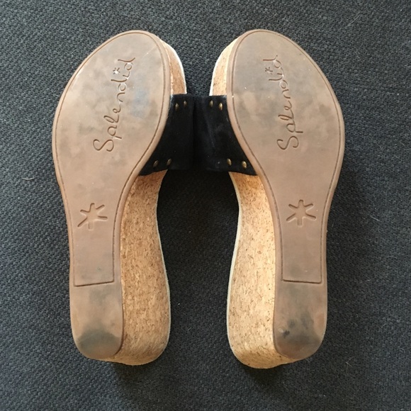 ✨Splendid!✨ cork / suede mules - Picture 4 of 4