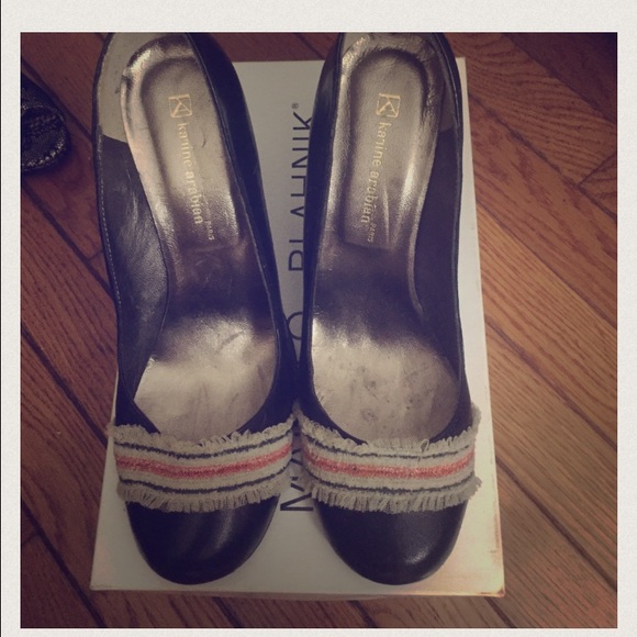 Karine Arabian round toe heels made in France