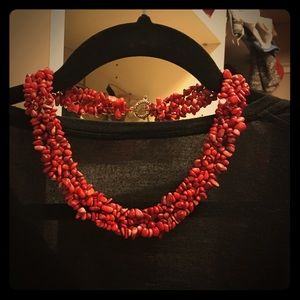 Red coral necklace *gift with purchase ✨