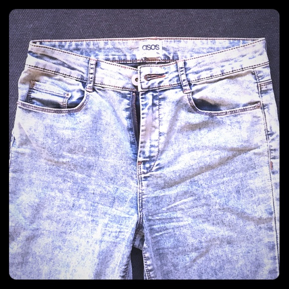 👖ASOS light acid wash skinnies!👖