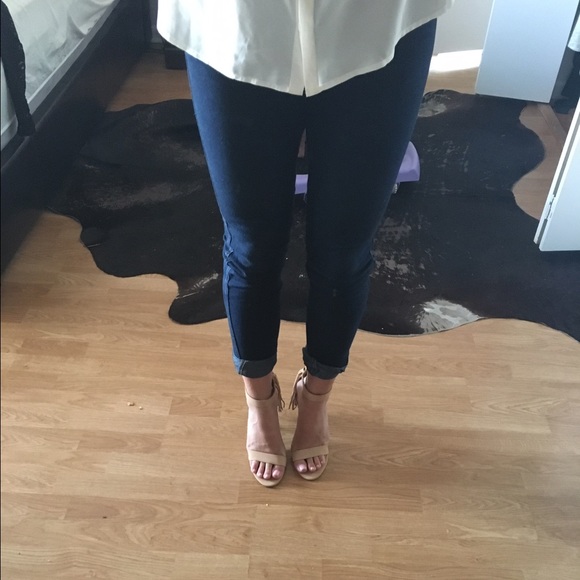 Dark blue skinny jeans