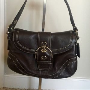 Coach Soho buckle flap handbag - like new