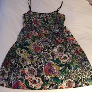 Great silk spaghetti strap dress for the summer!