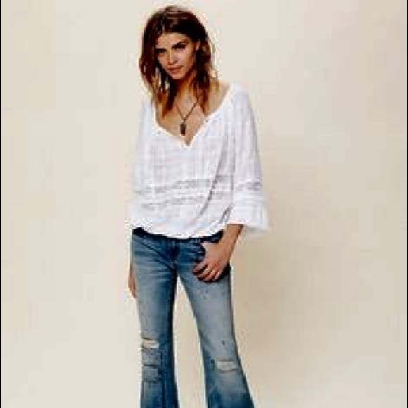 Free People Dreamcatcher Denim Flares