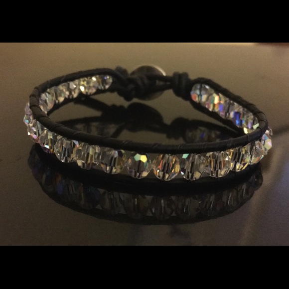 Swarovski Crystal Leather Wrap - Picture 3 of 4