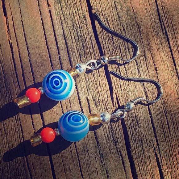 Lucky eye earrings