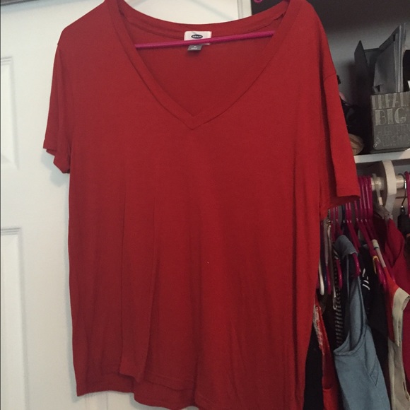 Orange Vneck